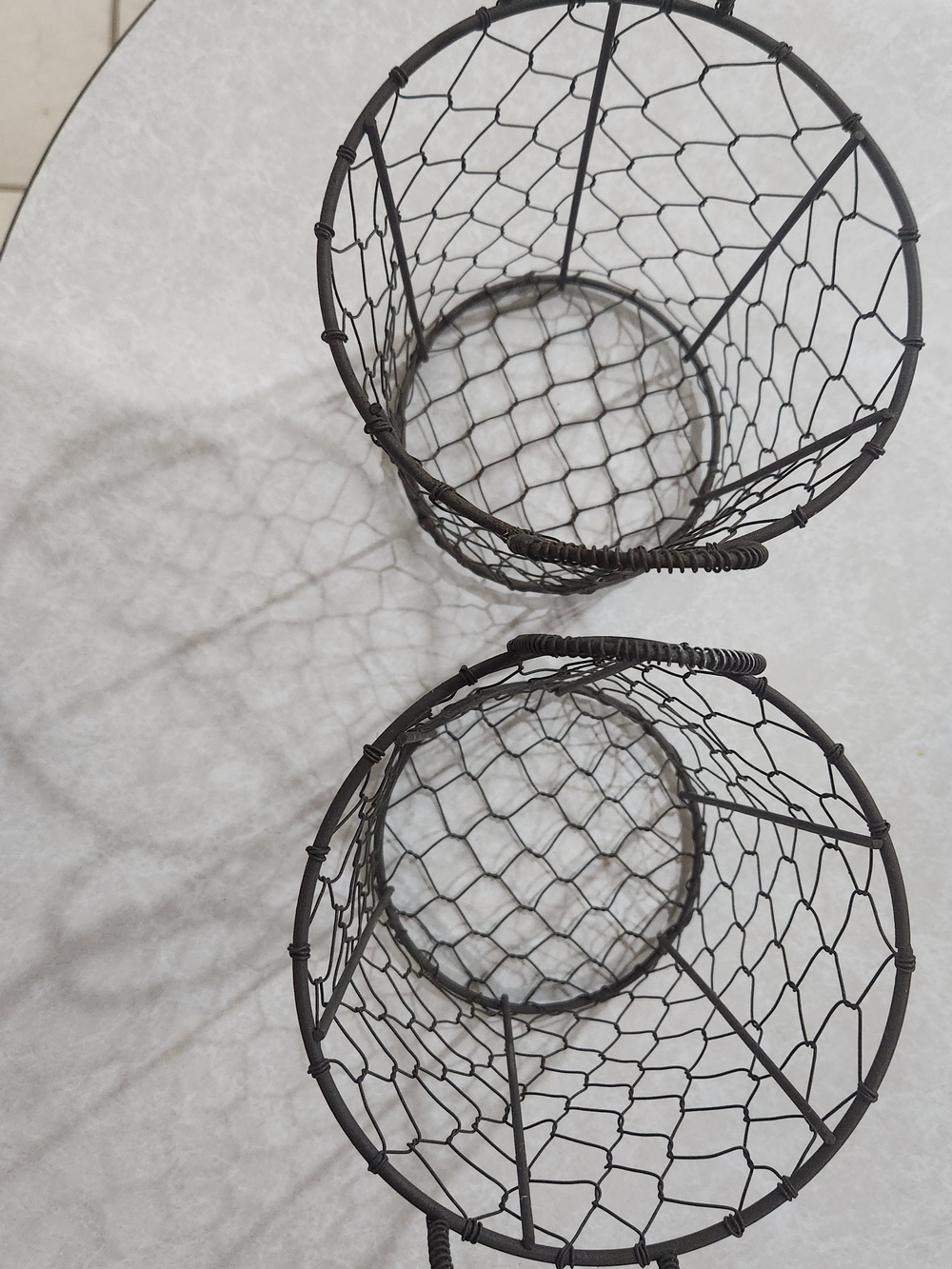 Rustic Wire Basket Set - Home Accents